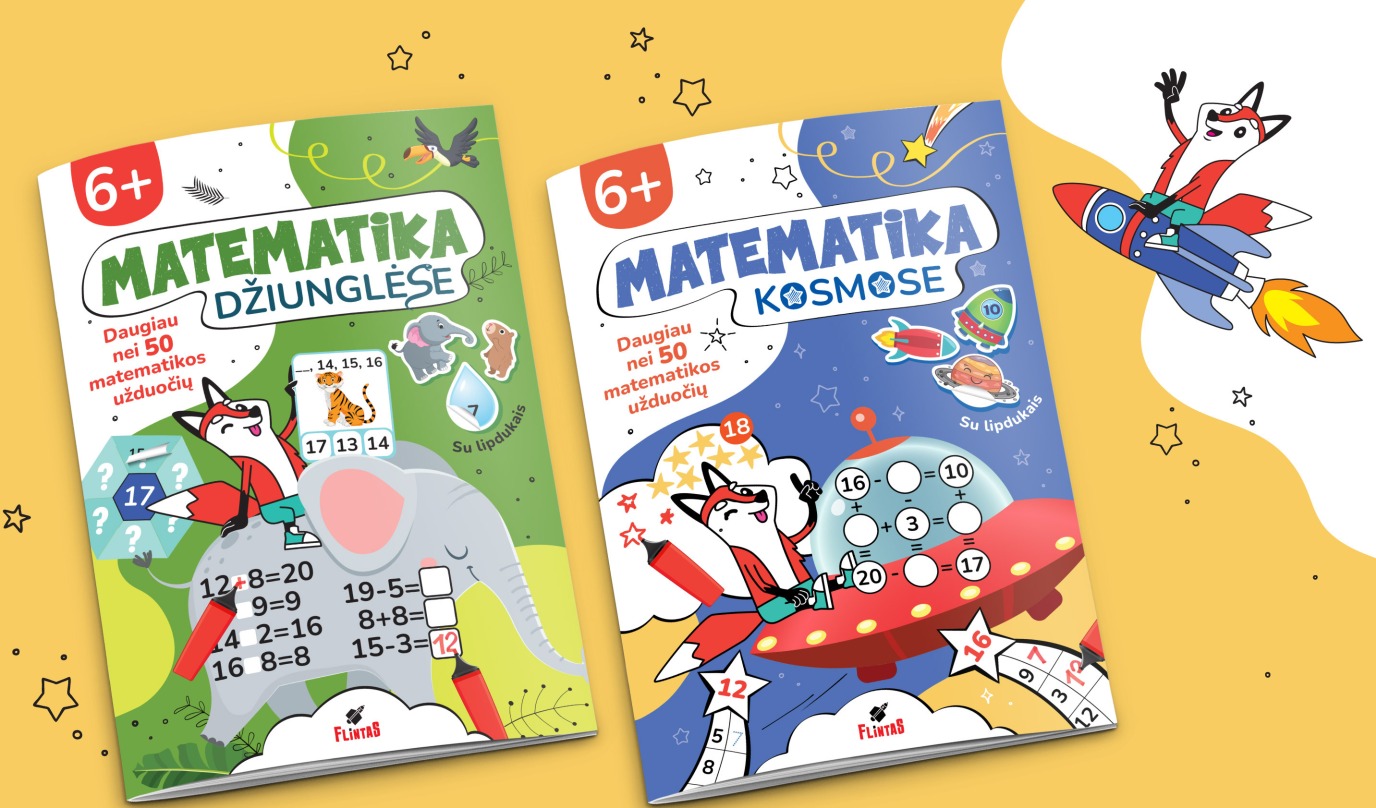 Mathematics Books designed as a game for 6+